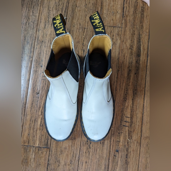 Doc Martens White Chelsea Boots - Picture 5 of 10